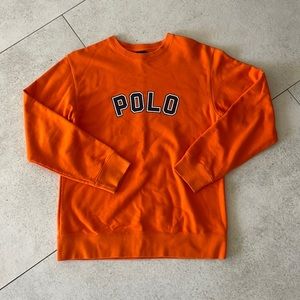 Orange Polo LRL crewneck